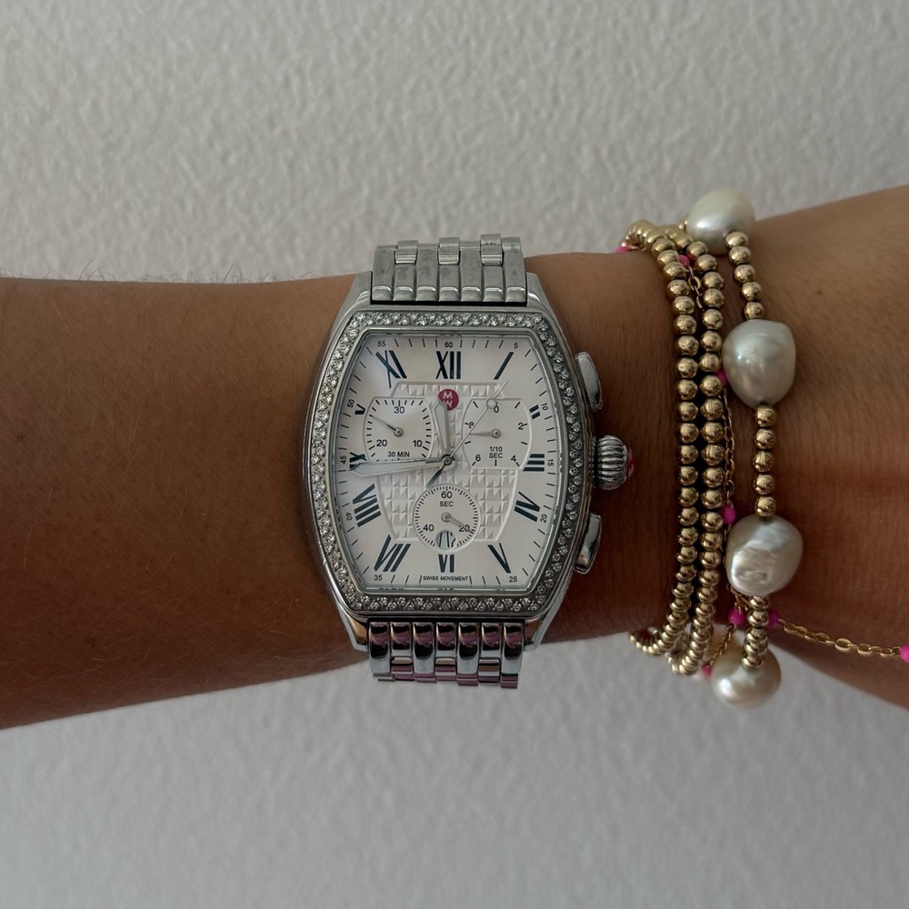 Silver Women's Michele Watch